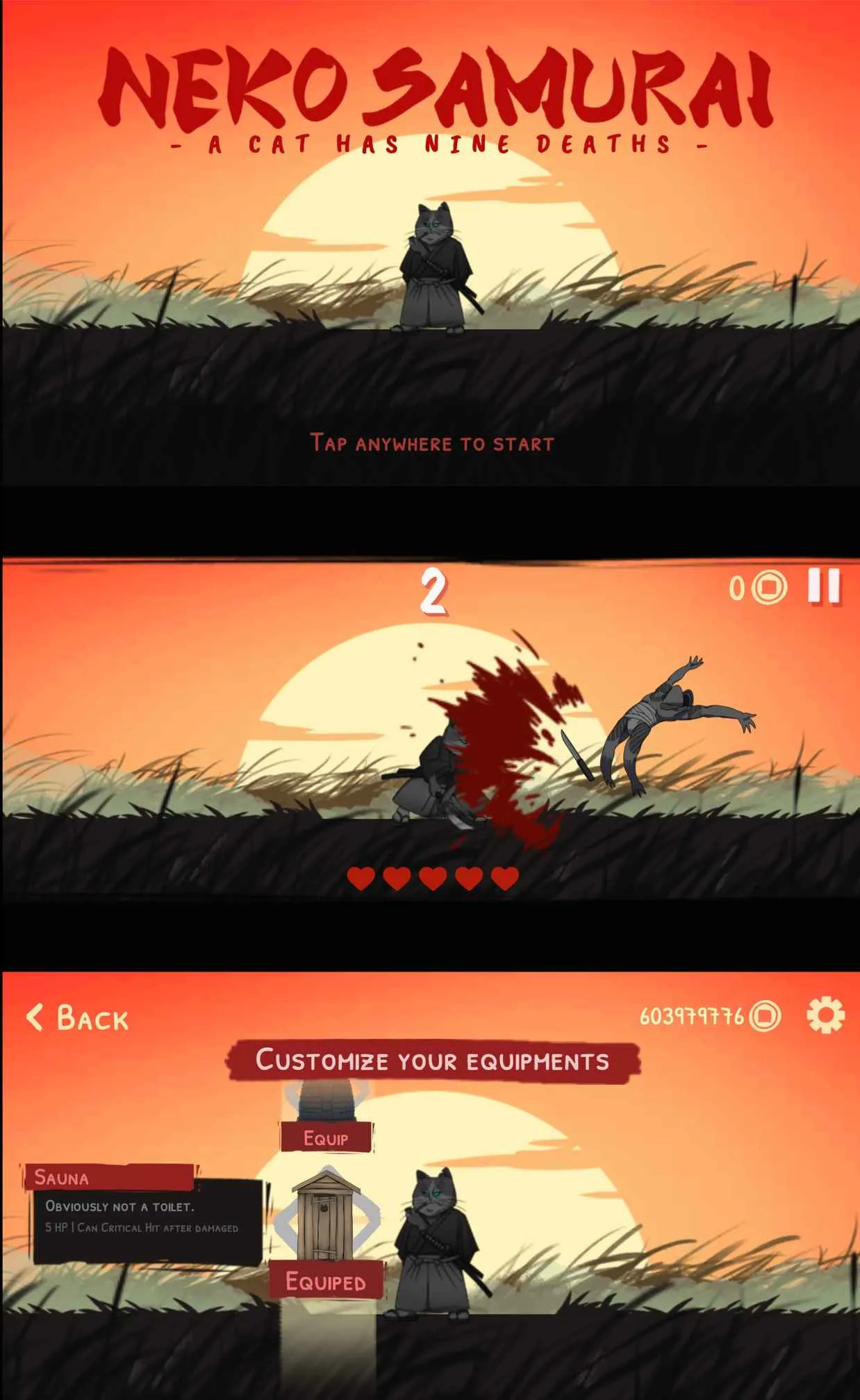 节奏超快的街机游戏 猫侍-JOY Hub - Games, Codes & Photography