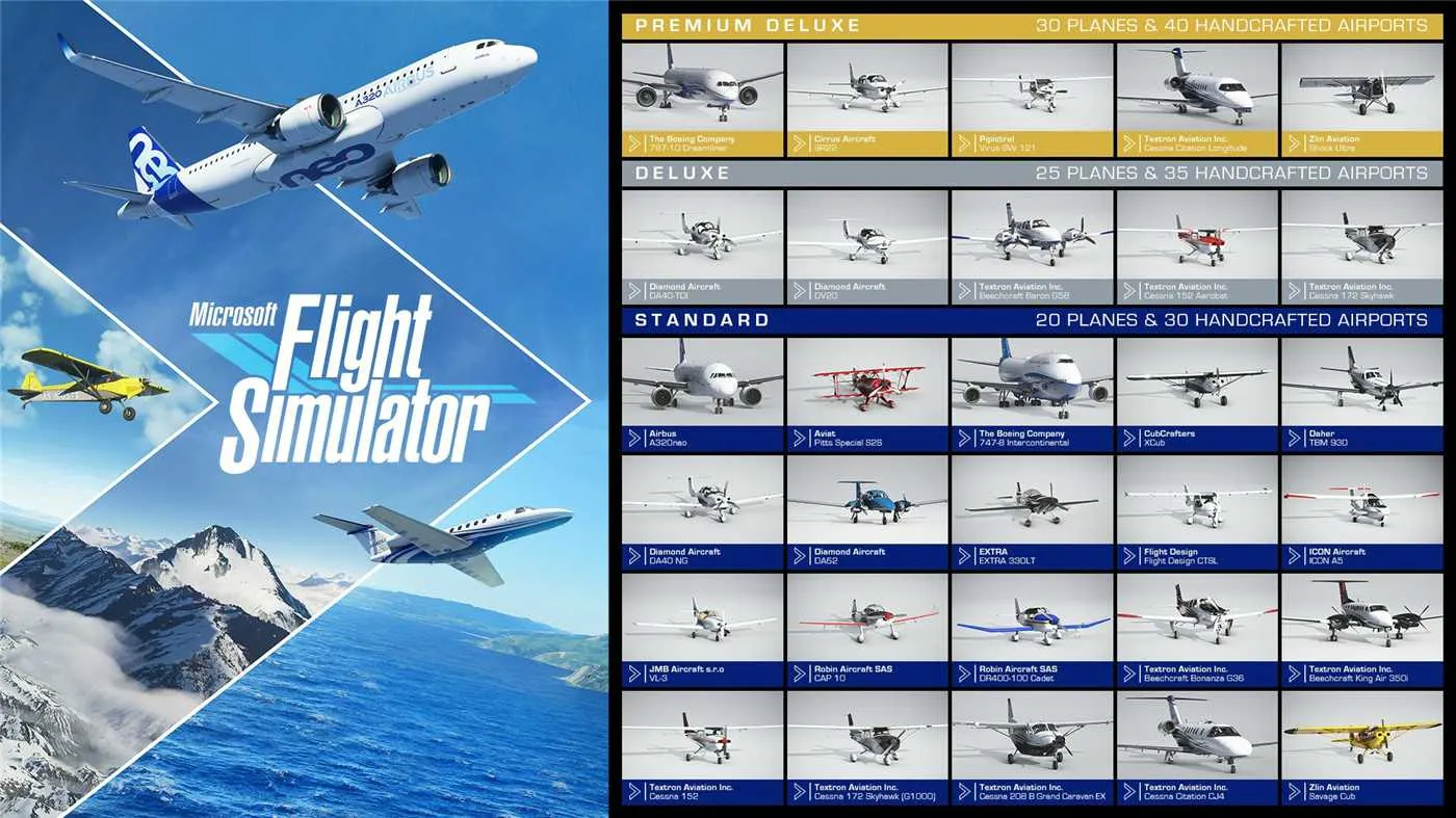 《微软飞行模拟2020》高级豪华版-JOY Hub - Games, Codes & Photography